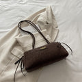 Lina shoulder bag in chocolate brown