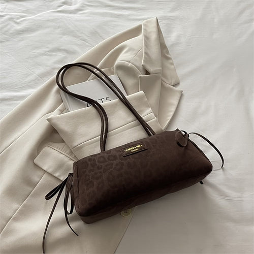 Lina shoulder bag in chocolate brown